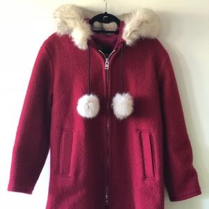 Vintage Eskimo Parka Coat from Opasquai. Size 10.